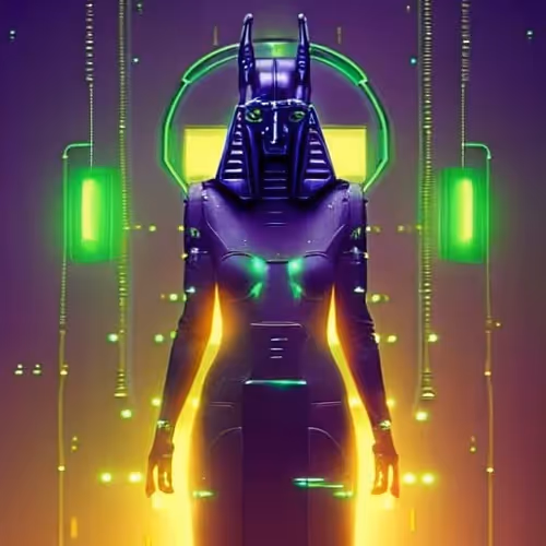 cyberpunk, synthpunk, and futuristic
