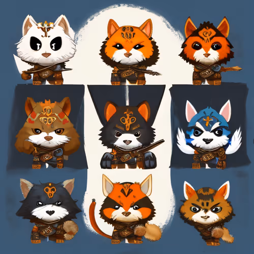 Furry warriors