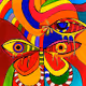 colorful cubism art