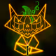 Halloween Neon Foxes