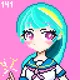 Kawaii Polygon Dotgirls