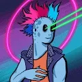 Cyberpunk galaxy - old