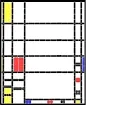 Bristle Block Mondrian