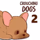 Crouching dog 2