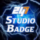 247 Studio Badge