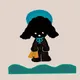 Sad poodle