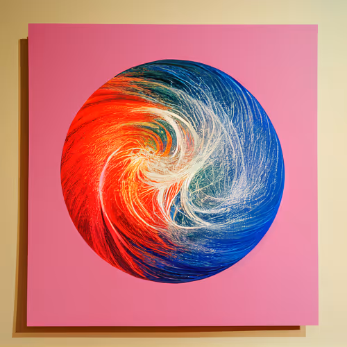 On Pink Canvas