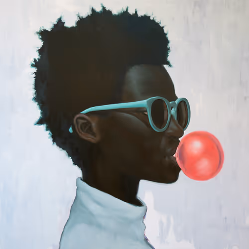 Bubble gum portraits