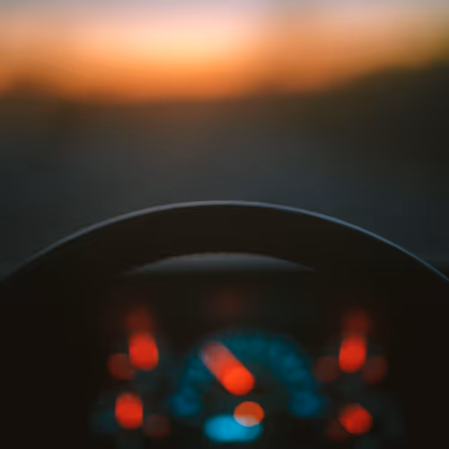 nightfall (created by dashboard frames)