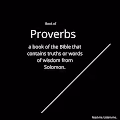 Bible Wisdom - Proverbs collection - old
