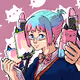 Girl do selfie