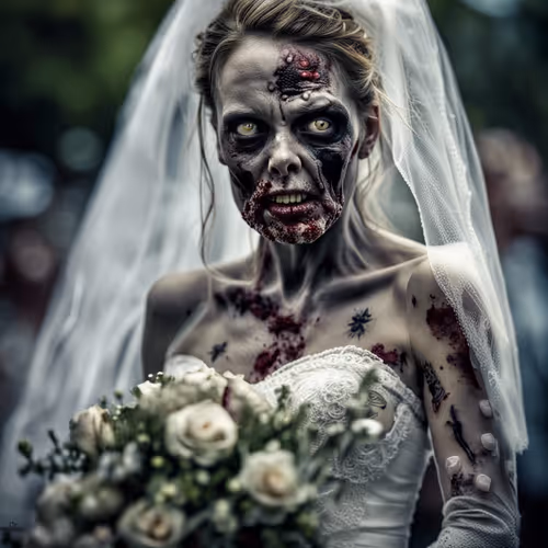 ZombieStyle wedding