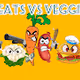 Meats vs veggies - old