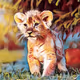 Pop art style animals - old