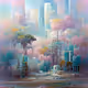 Pastel Forest City