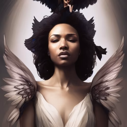 AI Angel's Portrait