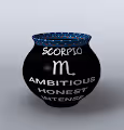 Zodiac Ceramics: Scorpio - old