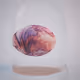 Planets trapped in glass
