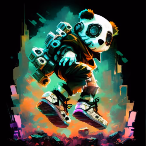 Running Panda - old