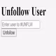 Unfollow Button