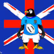 Rugby mutant penguin