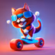 Meta Cat Skateboard