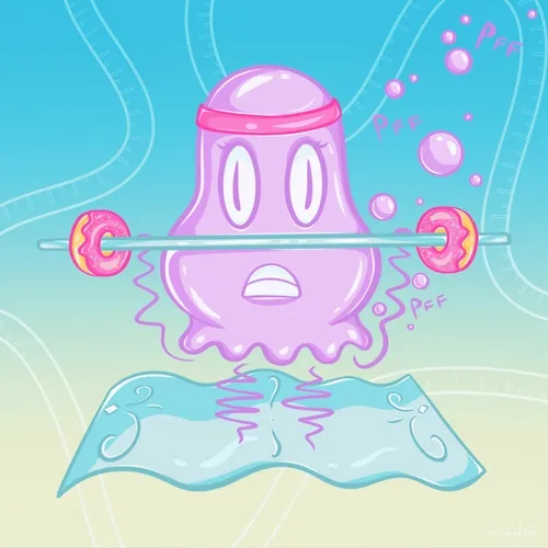 Happy-color Jellyfish