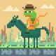 Pepe on a Horse