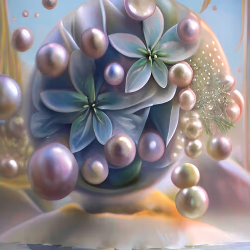 pearls and seashells - old