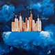 Houses on clouds