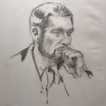 Renee's charcoal drawings