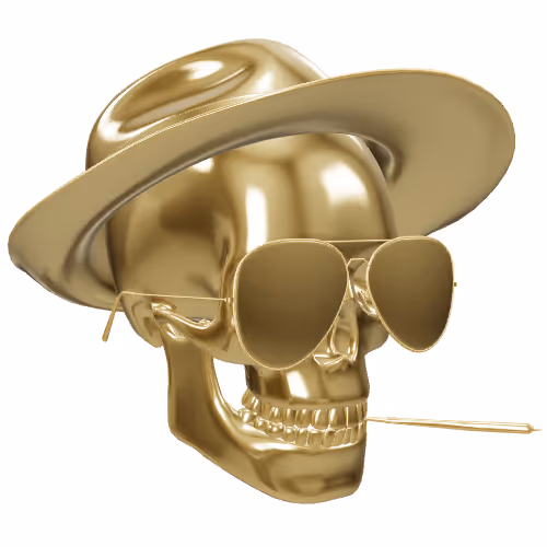 VIP CLUB SKULL - 3D