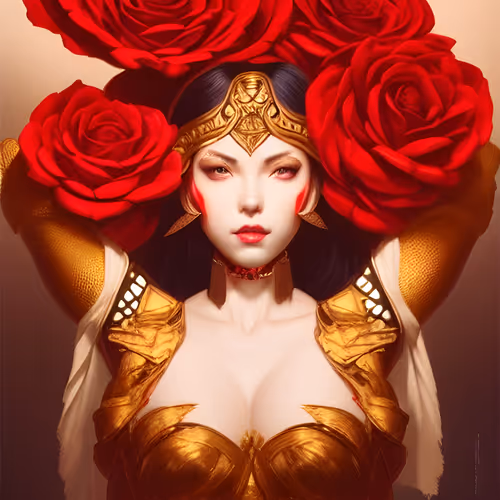 Floral AI Art by Christine aka stine1