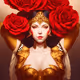 Floral AI Art by Christine aka stine1
