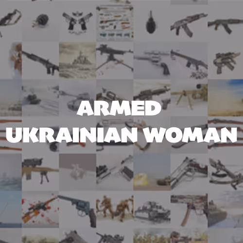 Armed Ukrainian Woman