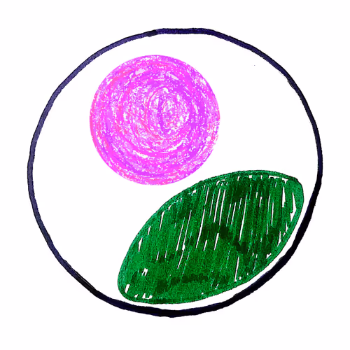 A simple but attractive brilliance hand drawing