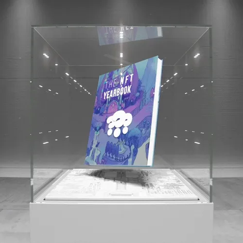 The Limited Edition 333 cover of the NFT Yearbook: Mintpass