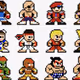 PIXEL STREET FIGHTER NFT ART..