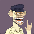 bored ape doing hand signs