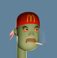3D Fast Food Punks