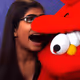 Mia Khalifa Meets Elmo