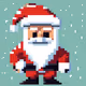 Pixel Christmas 10 Santa Claus NFTs