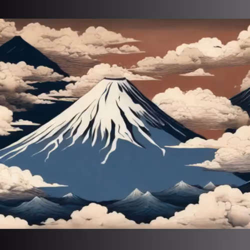 Mt.Fuji melting