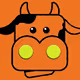 Colorful cow