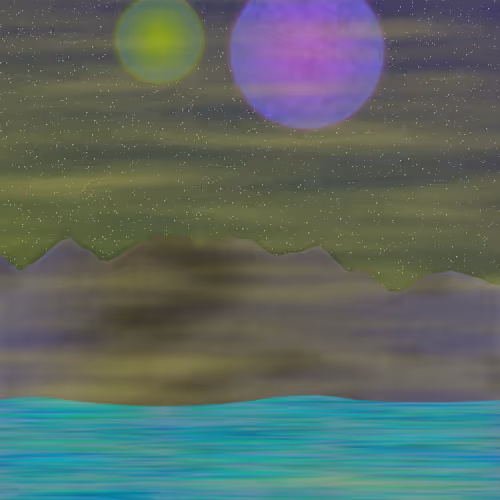 Cosmic Worlds - onchain generative NFT Art