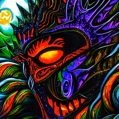 Abstract, Circuit & 4D Box