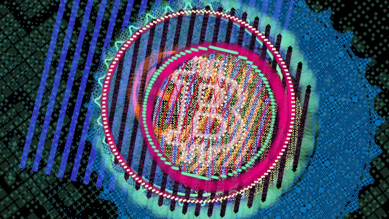 Right Place & Right Time - Bitcoin Volatility Art