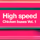 High speed chicken buses - old