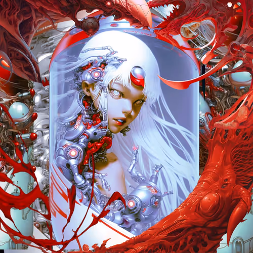 GrimesAI Ethereal Convergence - Dimensional Pass