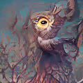 Tree and owl